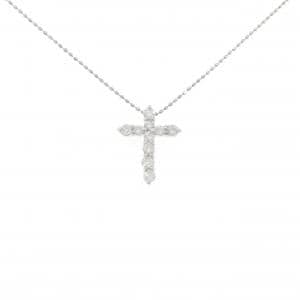 PT900/PT850 クロス ダイヤモンド ネックレス 0.50CT