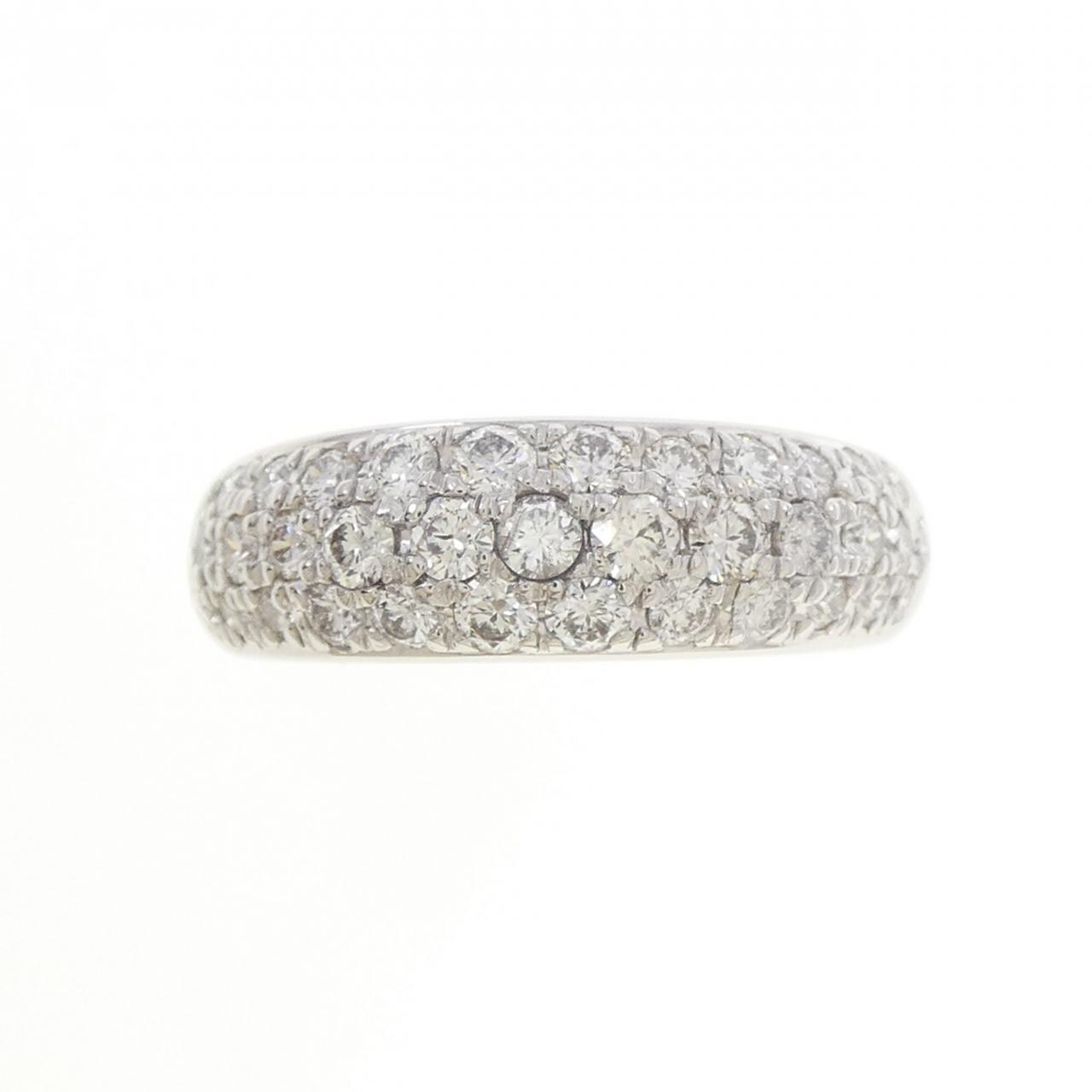 PT900 パヴェ ダイヤモンド リング 1.00CT