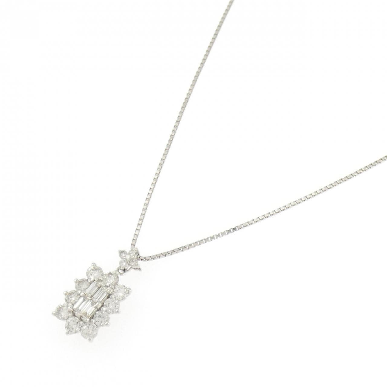PT900/PT850 ダイヤモンド ネックレス 1.50CT