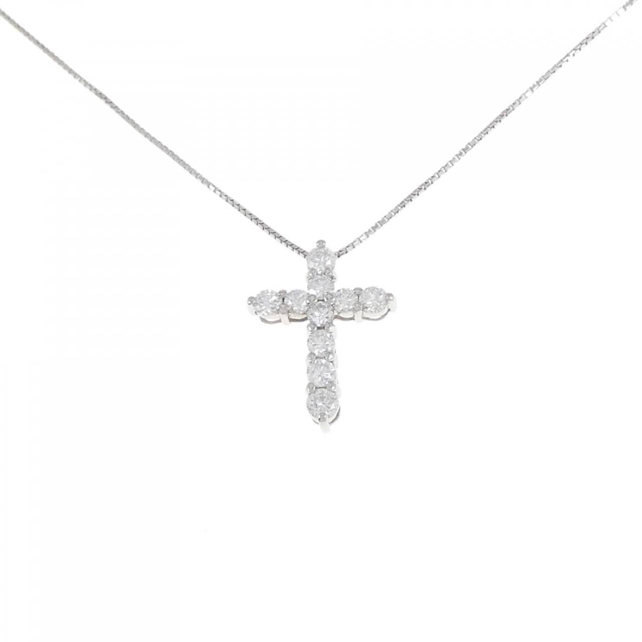 PT Cross Diamond Necklace 1.007CT