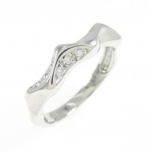 K18WG ダイヤモンド リング 0.09CT