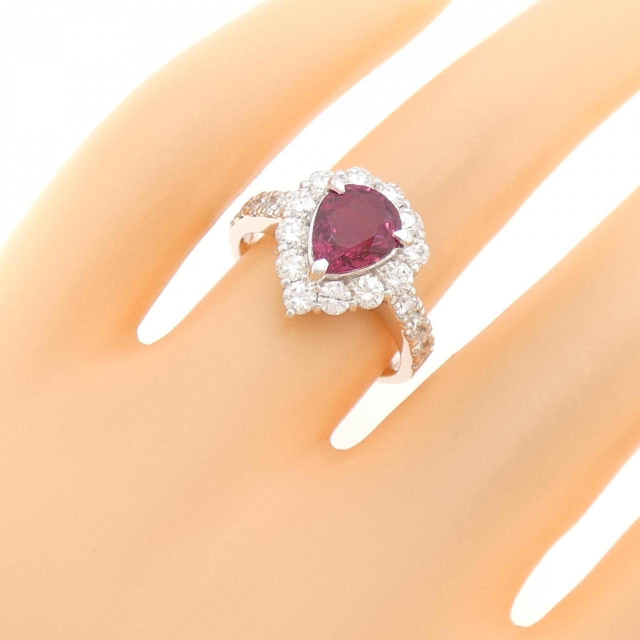 PT900 ルビー リング 1.45CT タイ産