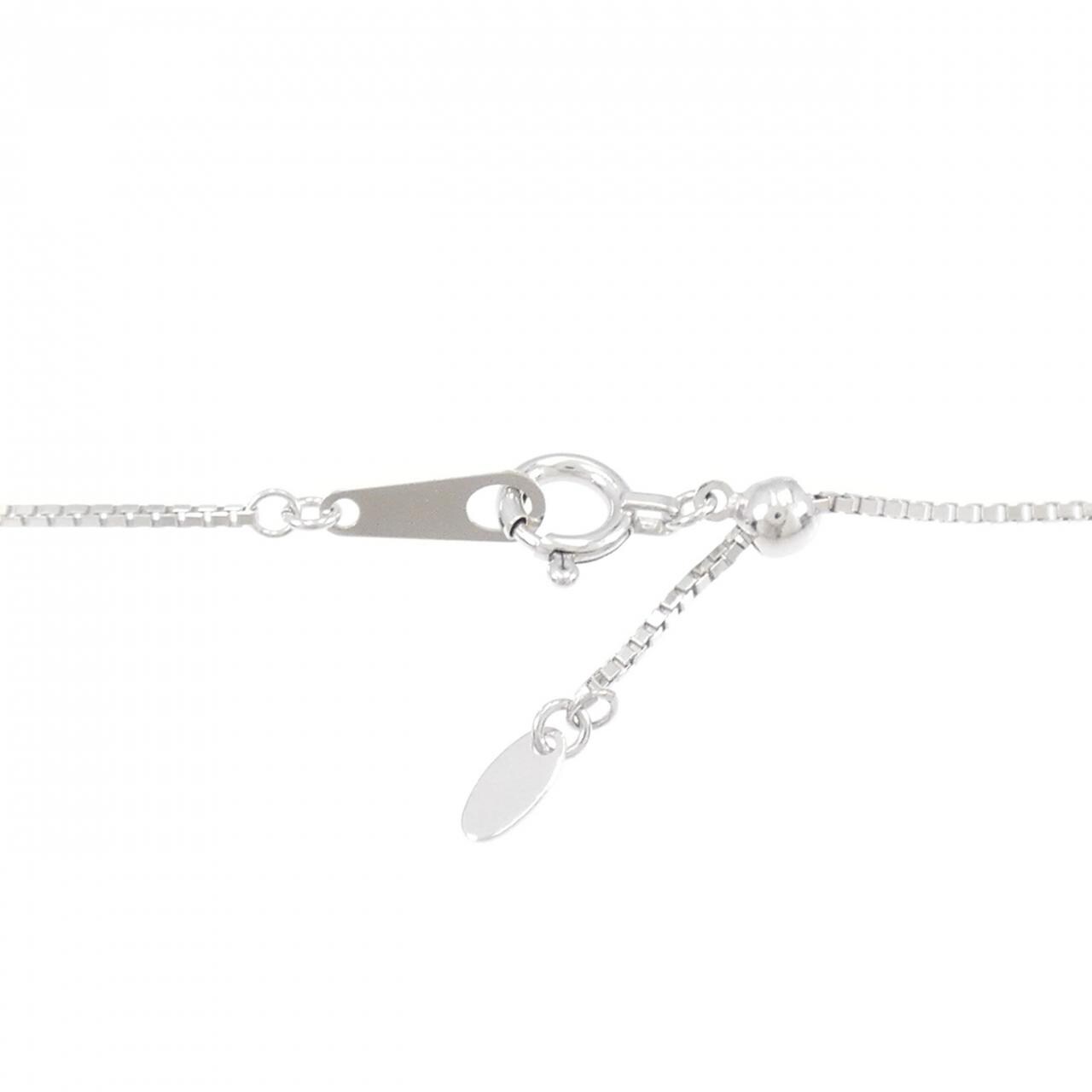 K18WG スター ダイヤモンド ネックレス 1.01CT