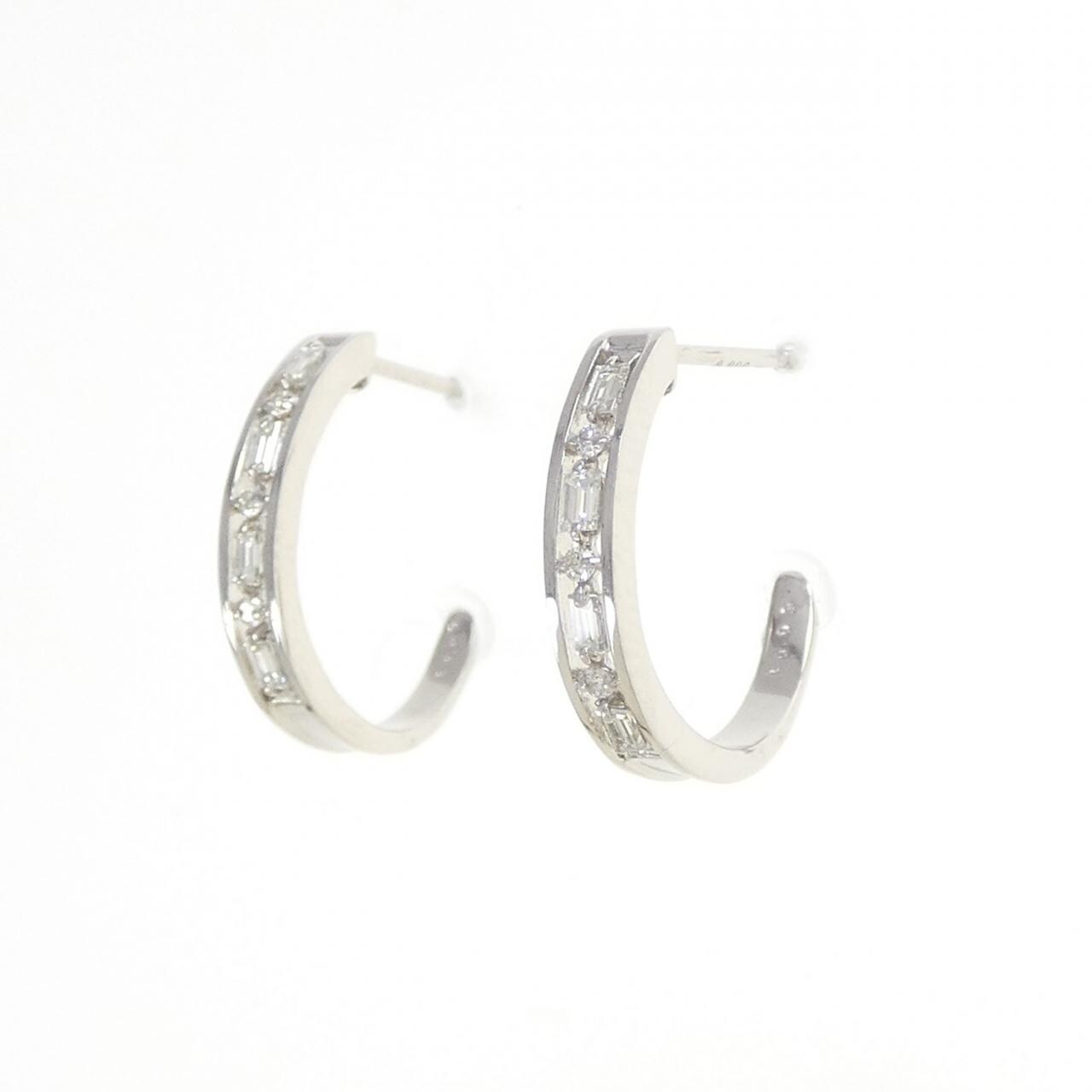 【新品】PT900 ダイヤモンド ピアス 0.18CT