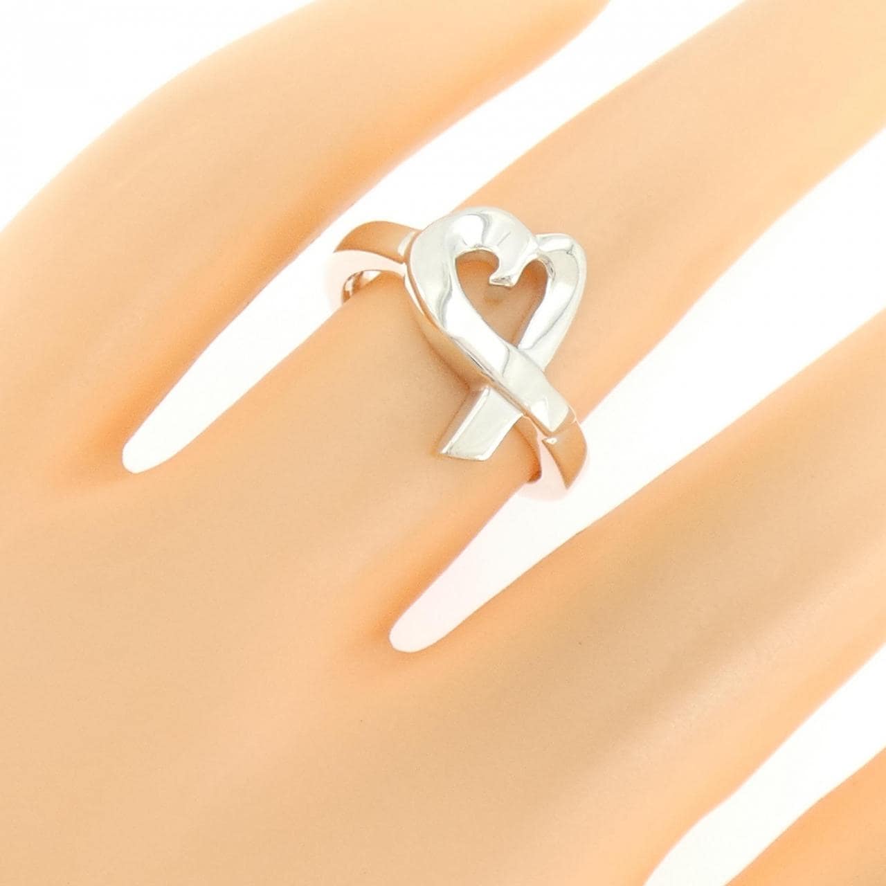 ティファニー ラビングハート リング