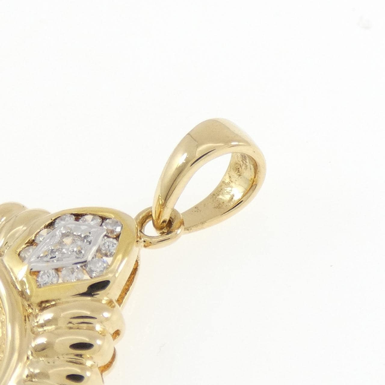 750/750WG(枠) ダイヤモンド コイン