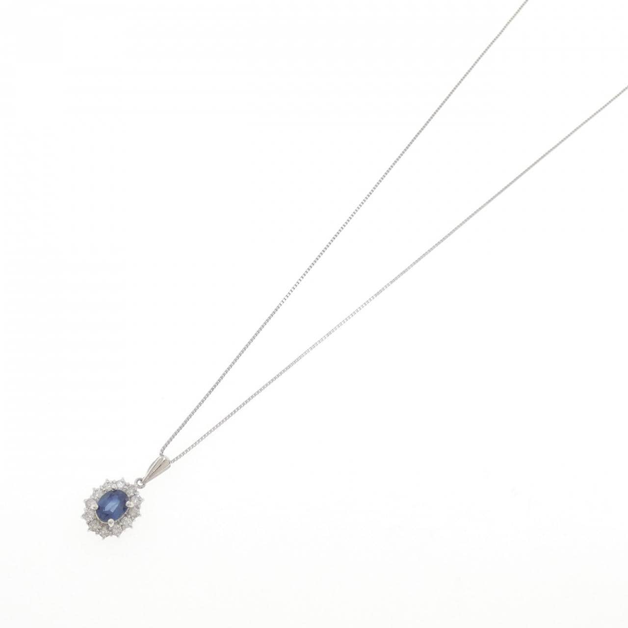 PT/PT850 サファイヤ ネックレス 1.00CT