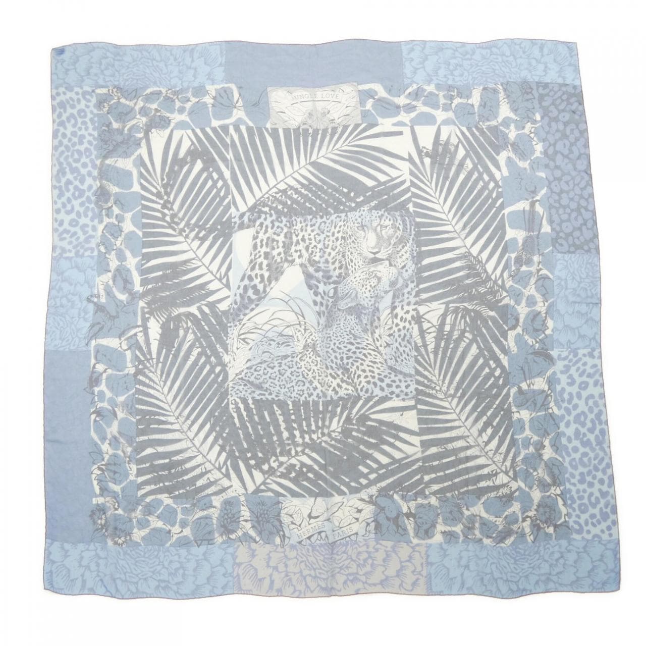 エルメス HERMES JUNGLE LOVE AU TAMPON H343946S カレジェアン140 ショール