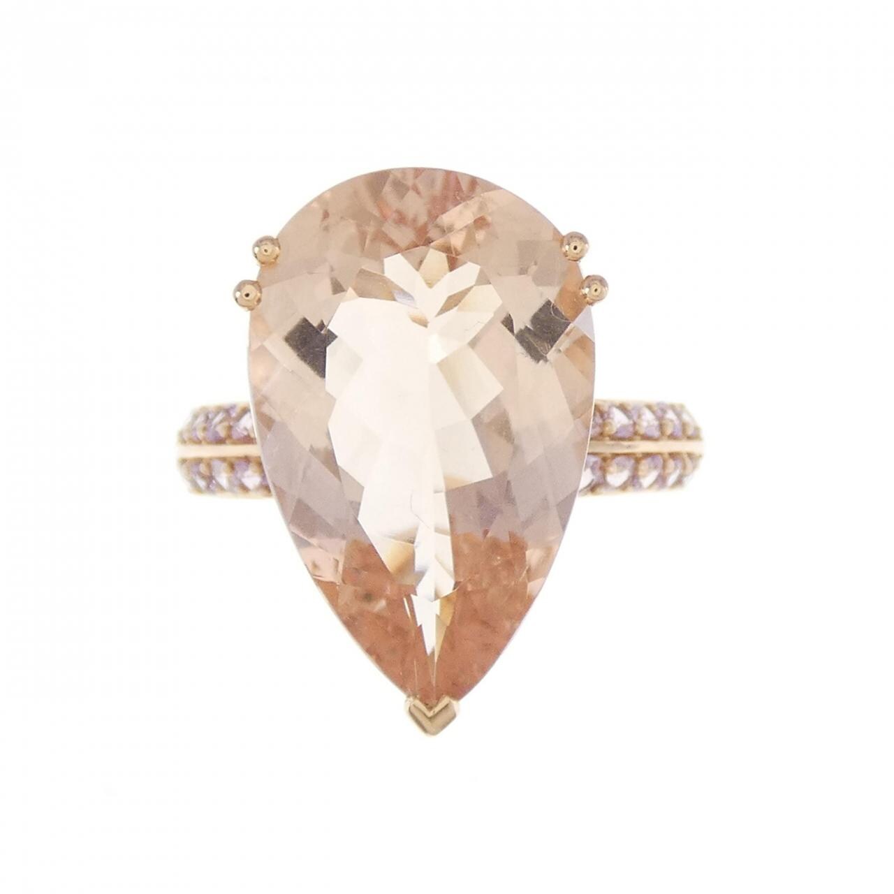 コメ兵｜K18PG モルガナイト リング 8.00CT｜ジュエリー｜リング 