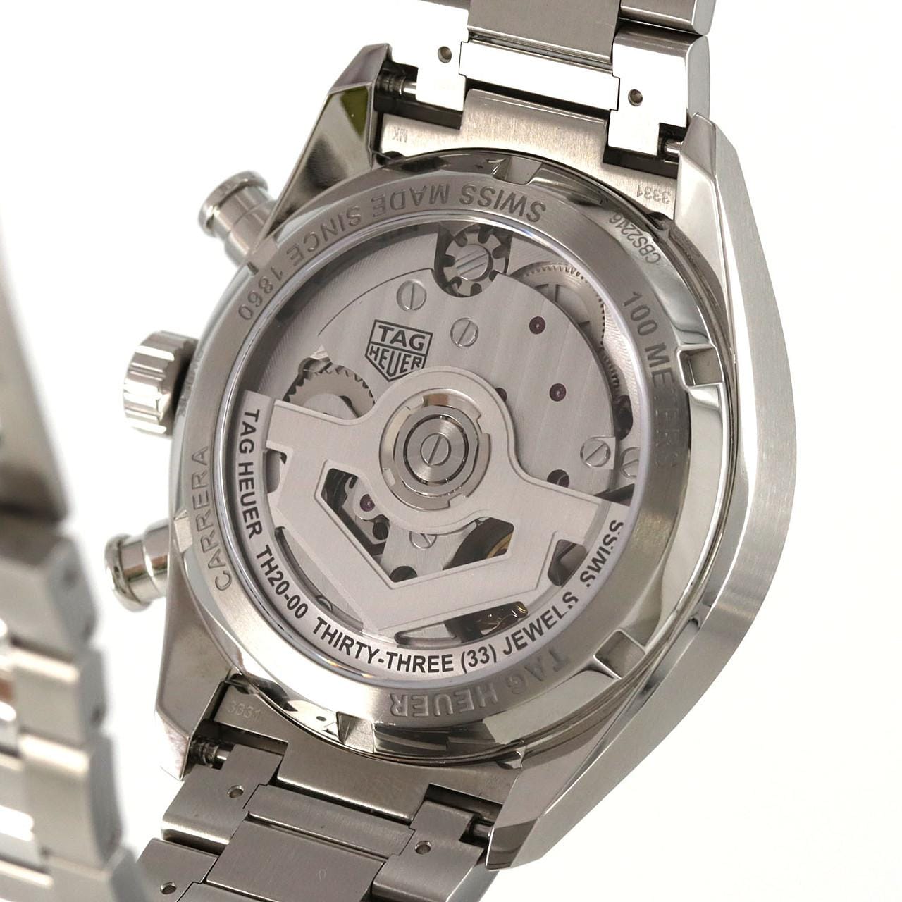 TAG Heuer 豪雅卡莱拉系列计时码表 CBS2216.BA0041 不锈钢自动上弦