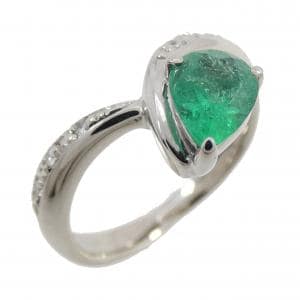 PT900 エメラルド リング 0.43CT