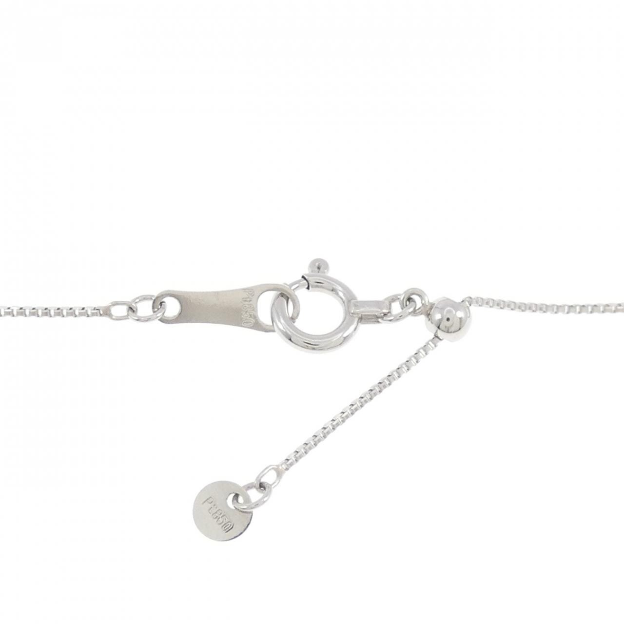 【新品】PT900/PT850 ダイヤモンド ネックレス 0.50CT