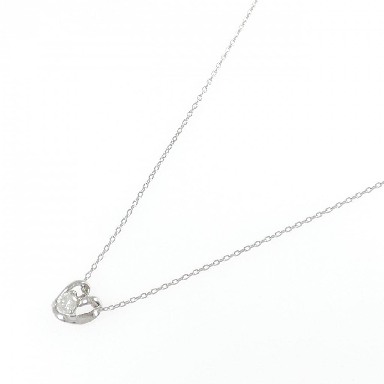 PT900/PT850 ダイヤモンド ネックレス 0.10CT