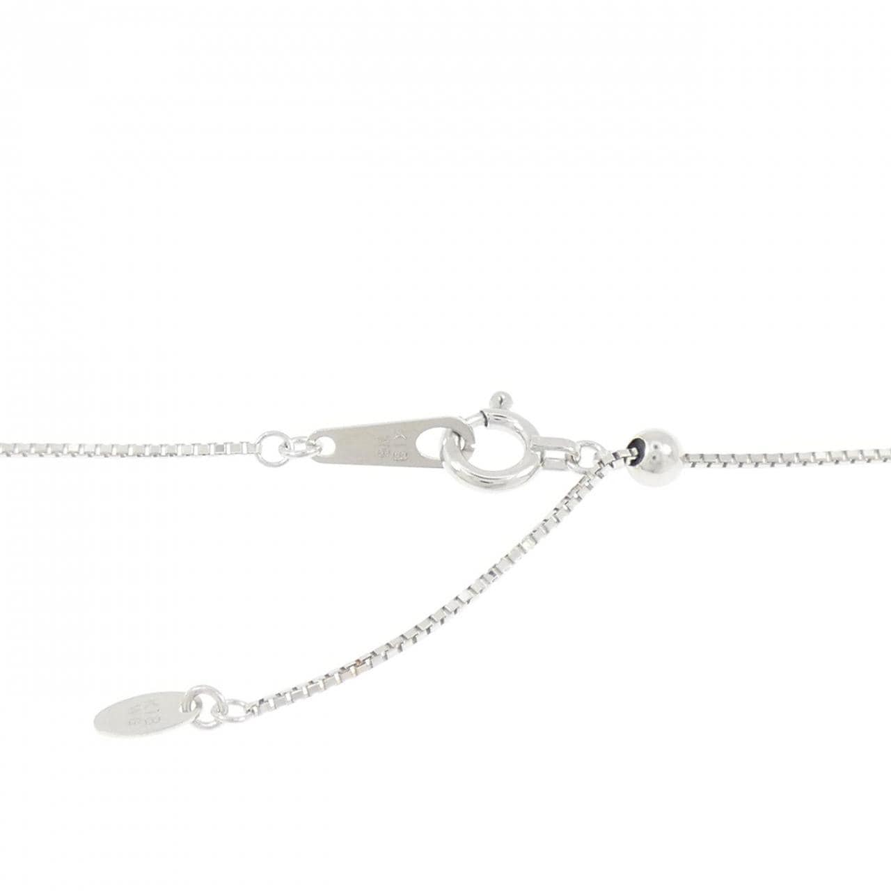 K18WG クロス ダイヤモンド ネックレス 1.00CT