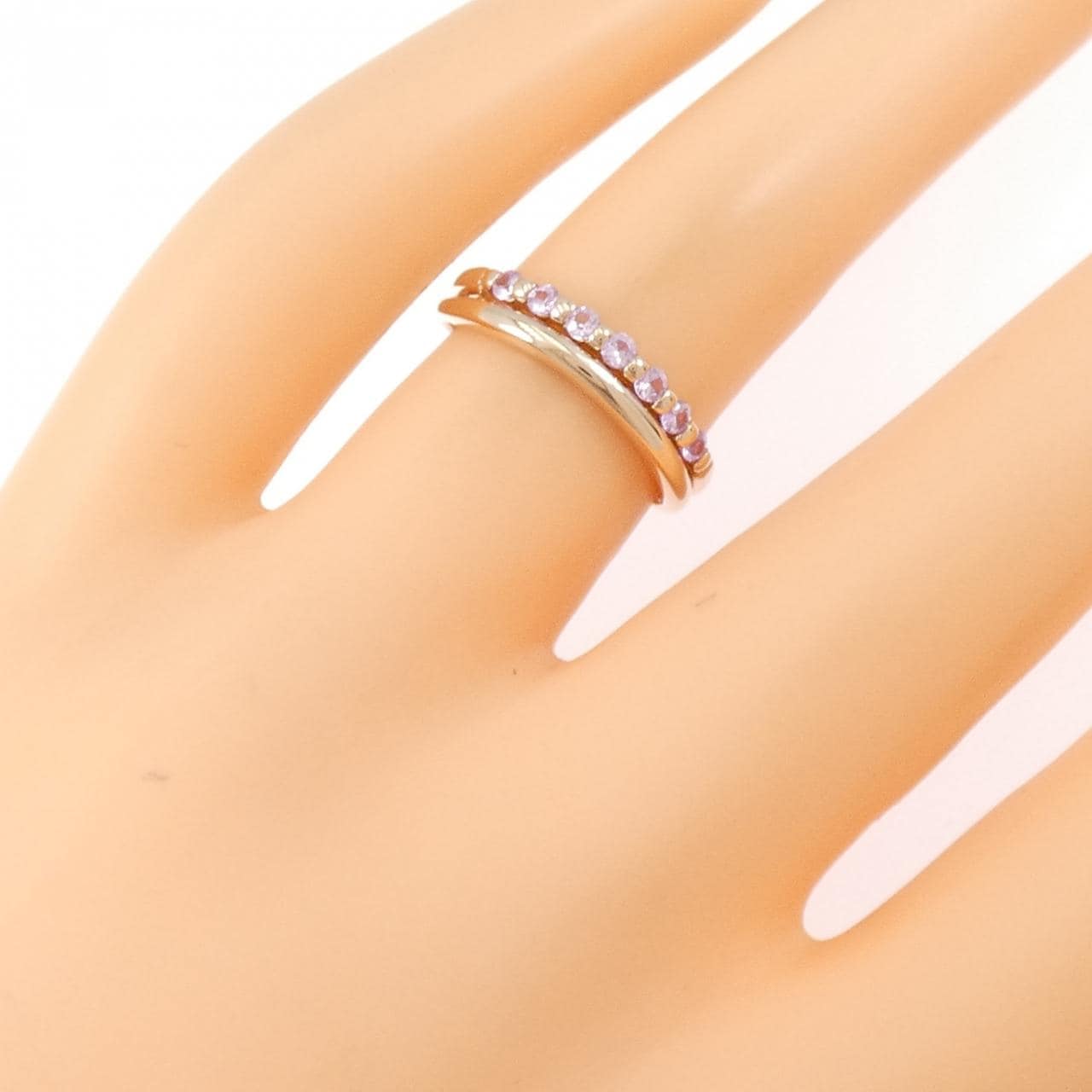 K10PG サファイヤ リング