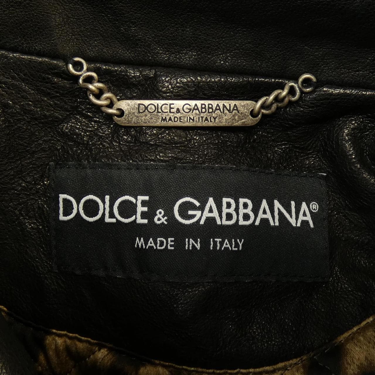 ドルチェアンドガッバーナ DOLCE&GABBANA G9XT1L/GF024 レザーライダースジャケット