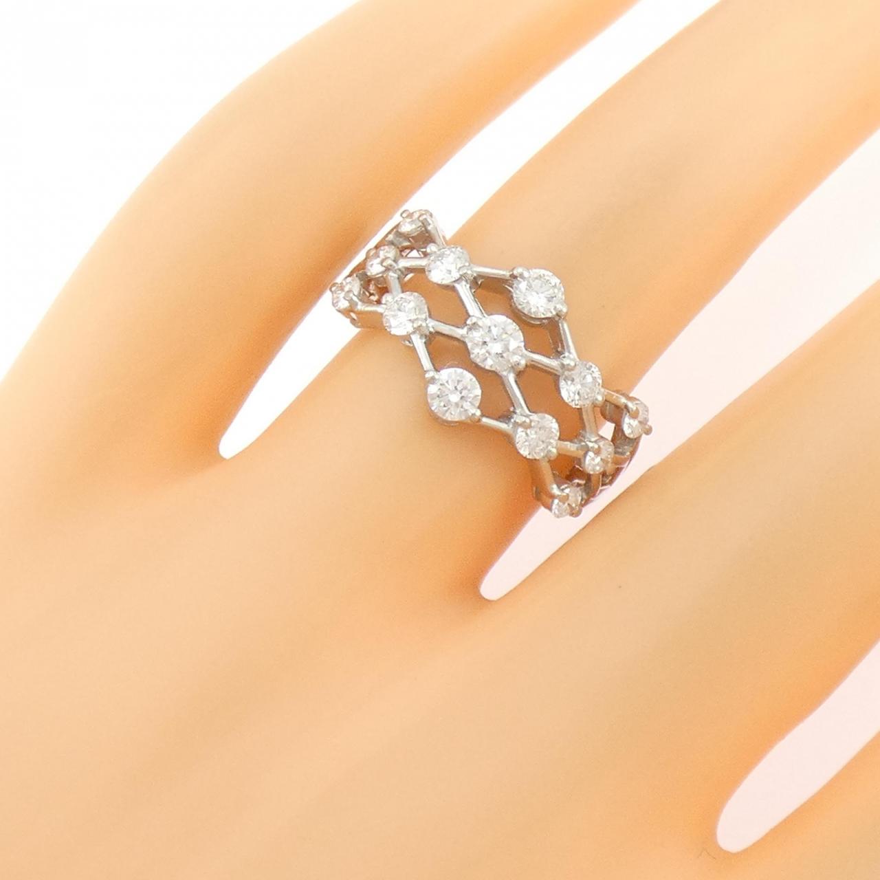 PT900 ダイヤモンド リング 0.80CT