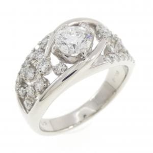 PT900 ダイヤモンド リング 0.597CT F SI2 VG