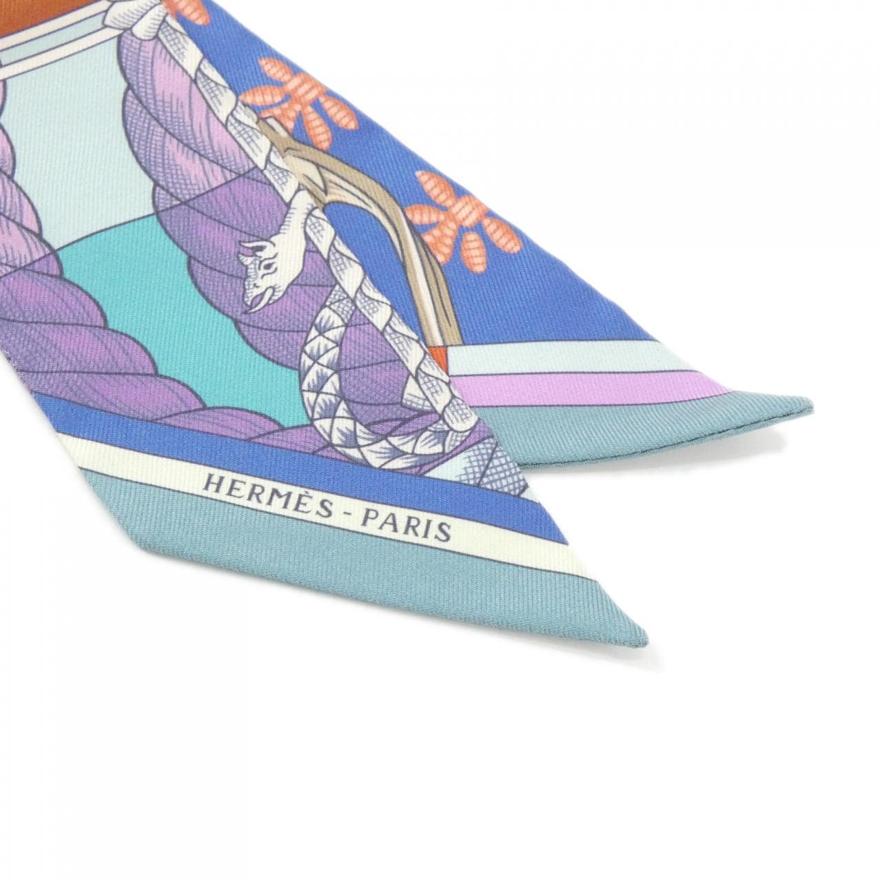 エルメス CAVALLERIA D'ETRIERS ツイリー 062976S スカーフ