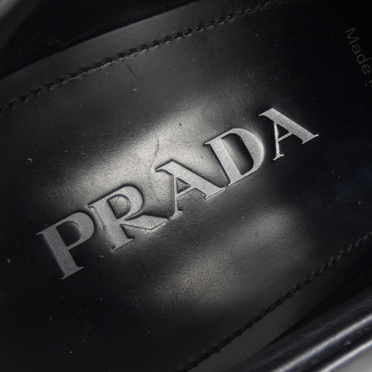プラダ PRADA モノリスブラッシュドレザーローファー 2DE129 シューズ