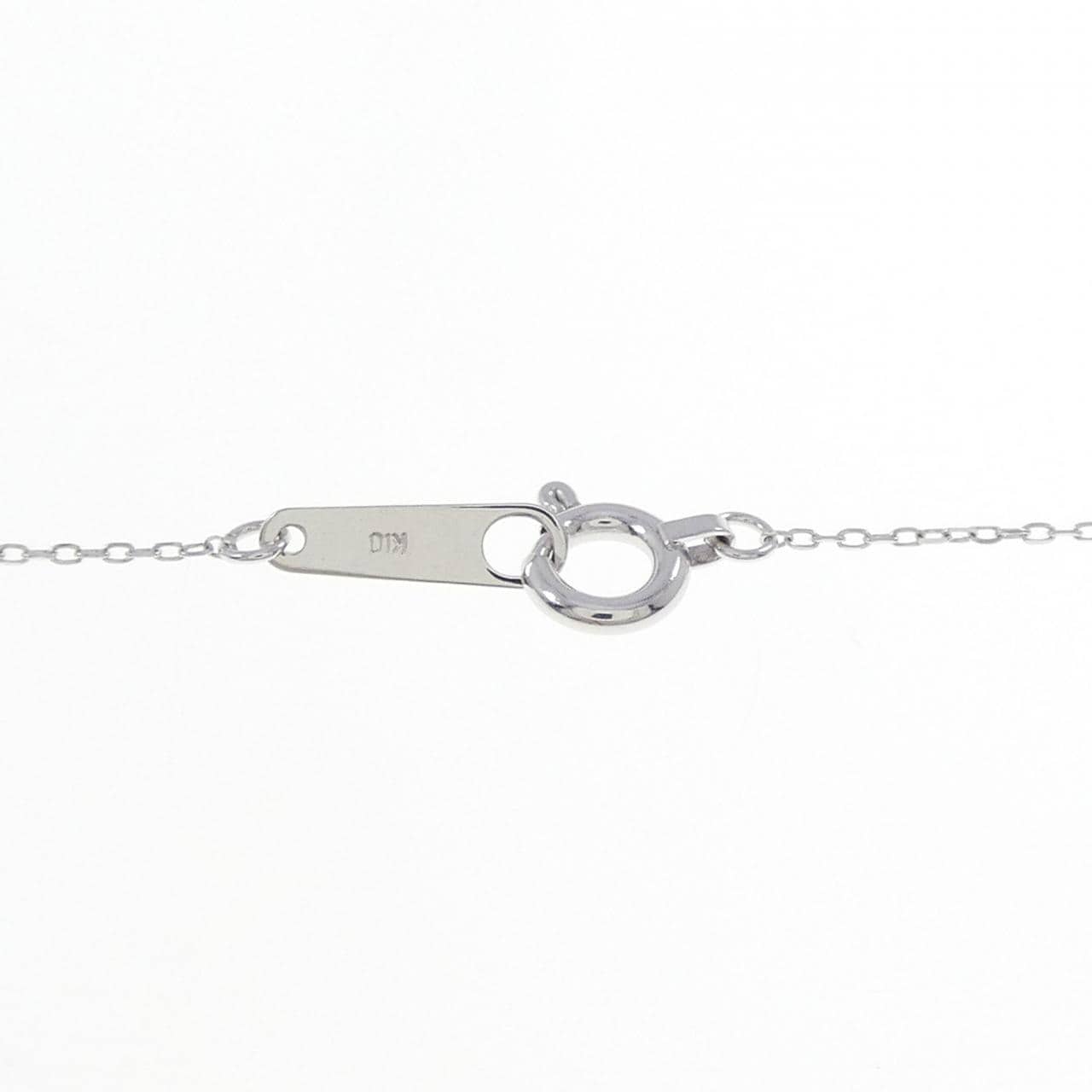 K10WG ダイヤモンド ネックレス 0.03CT