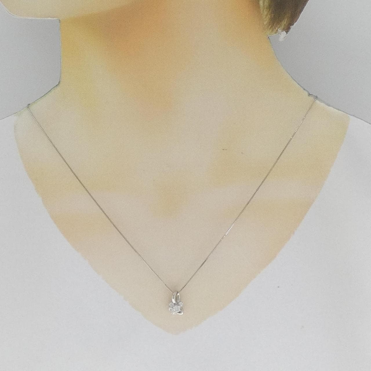 PT ダイヤモンド ネックレス 0.30CT