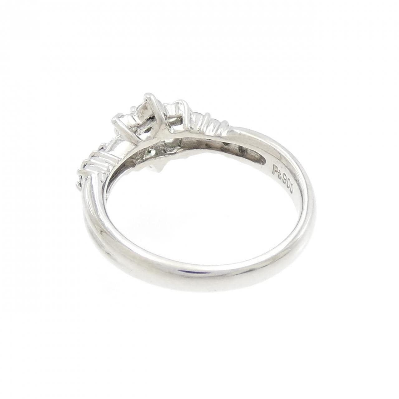 PT フラワー ダイヤモンド リング 0.53CT