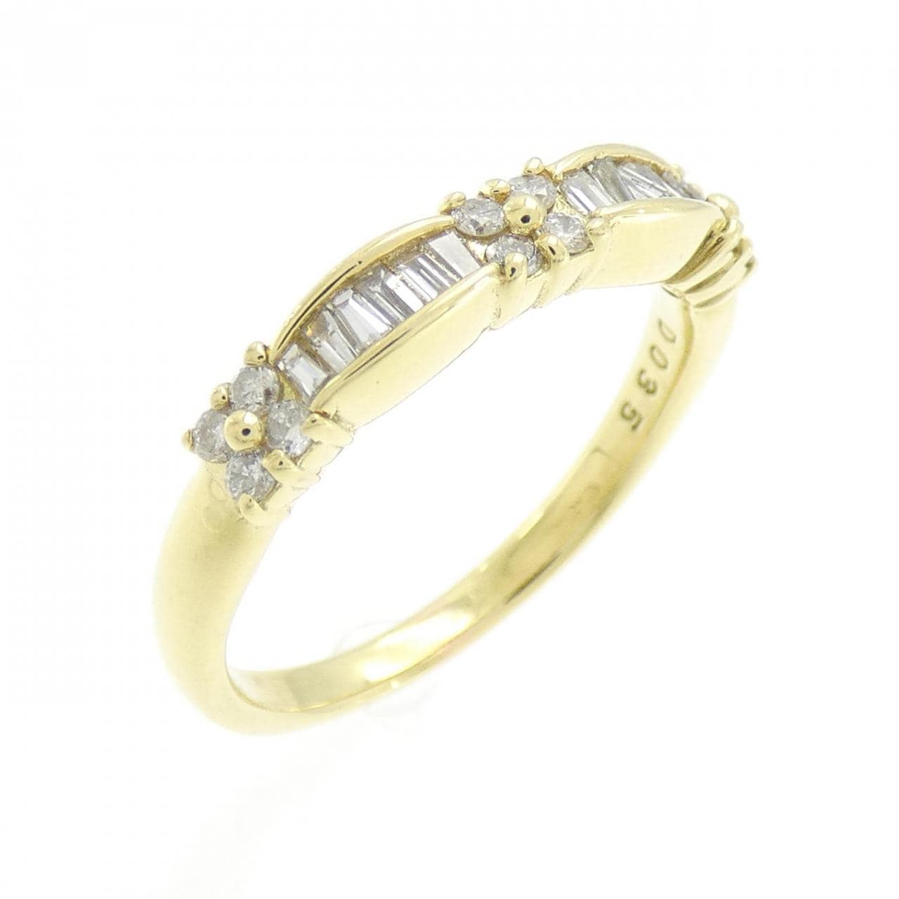 K18YG ダイヤモンド リング 0.35CT