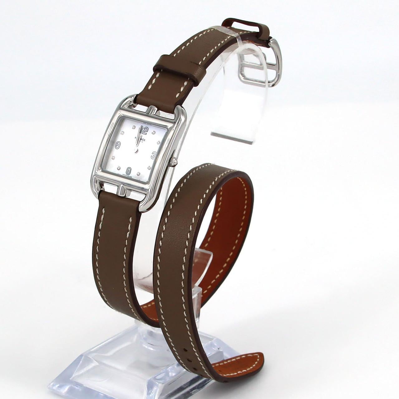 エルメス ケープコッド･ドゥブルトゥール･8P CC1.210 SS クォーツ