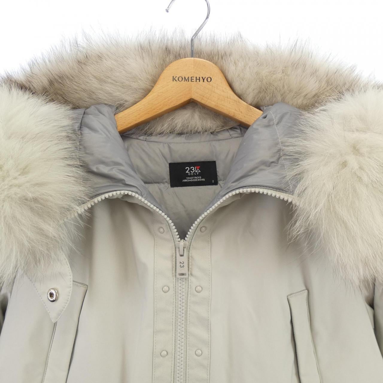 23クゴルフ 23区 GOLF ダウンコート