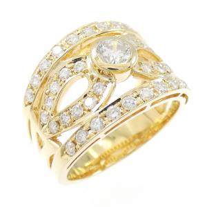 K18YG ダイヤモンド リング 0.31CT