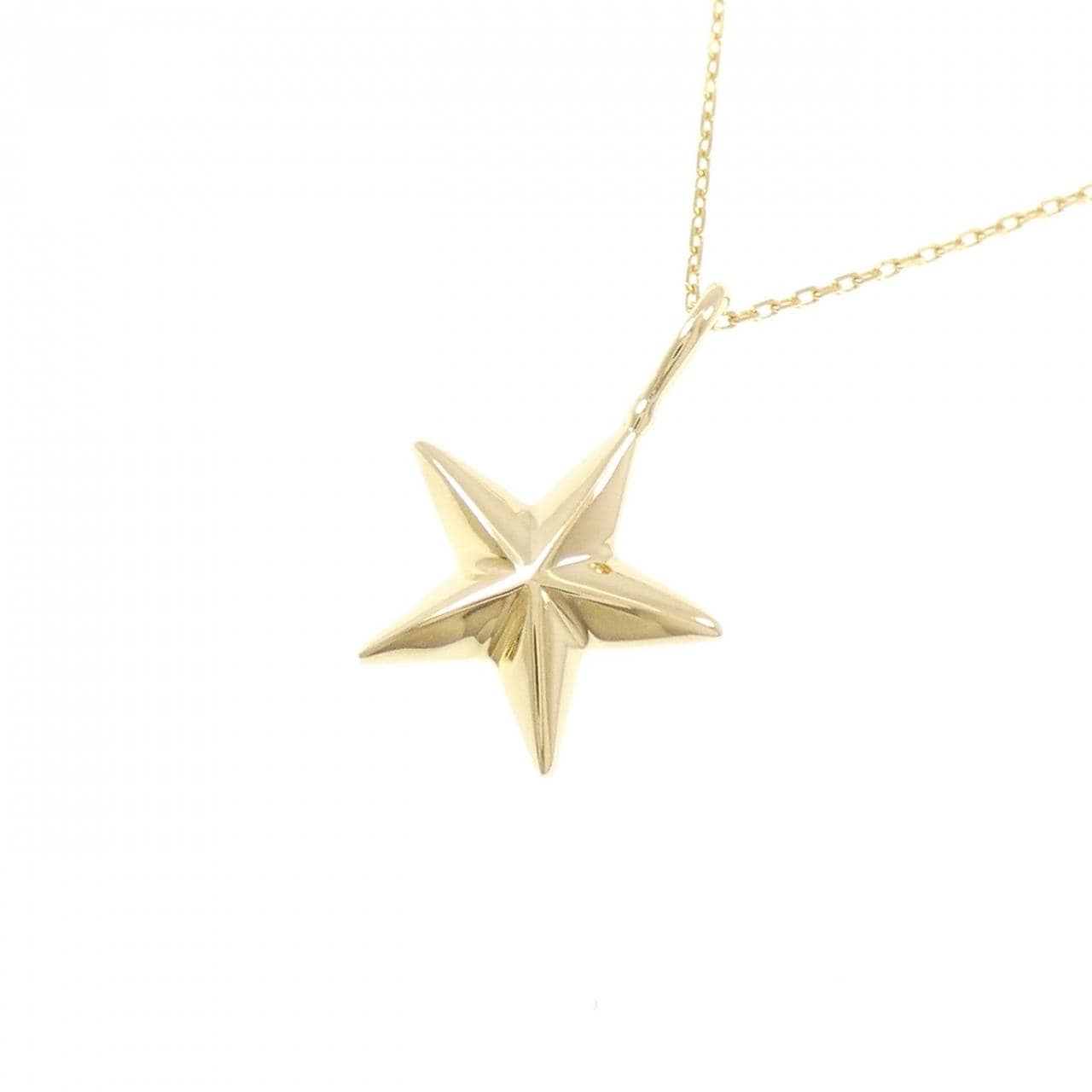 K18YG スター ネックレス