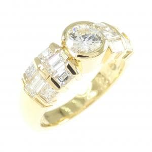 K18YG ダイヤモンド リング 0.505CT