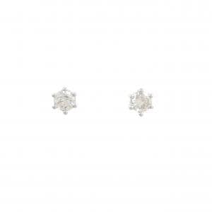 PT/PT900 ソリティア ダイヤモンド ピアス 0.50CT