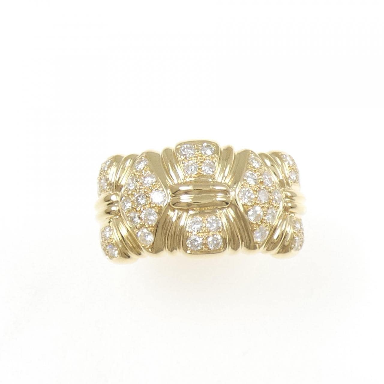 K18YG ダイヤモンド リング 0.84CT