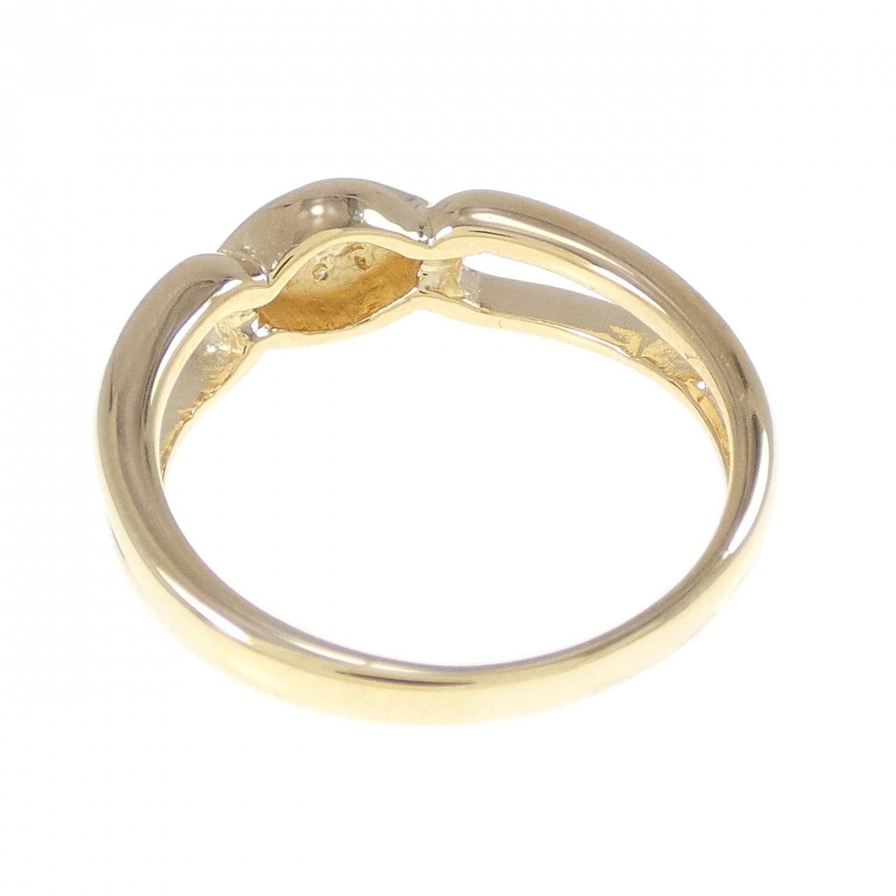 K18YG ダイヤモンド リング 0.03CT