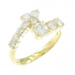 K18YG ダイヤモンド リング 1.01CT