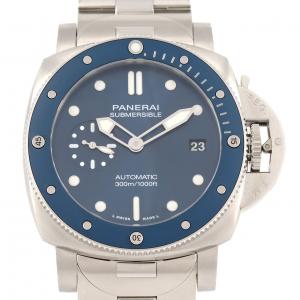 [BRAND NEW] PANERAI Submersible Blue Notte PAM02068 SS Automatic
