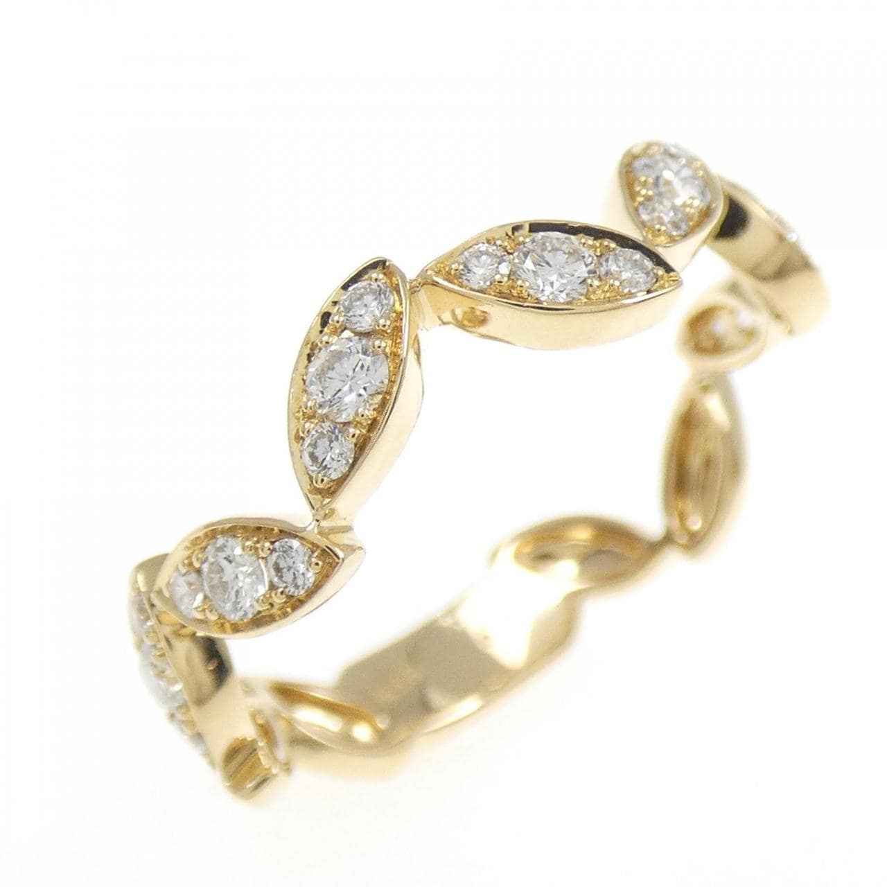 K18YG ダイヤモンド リング 0.27CT