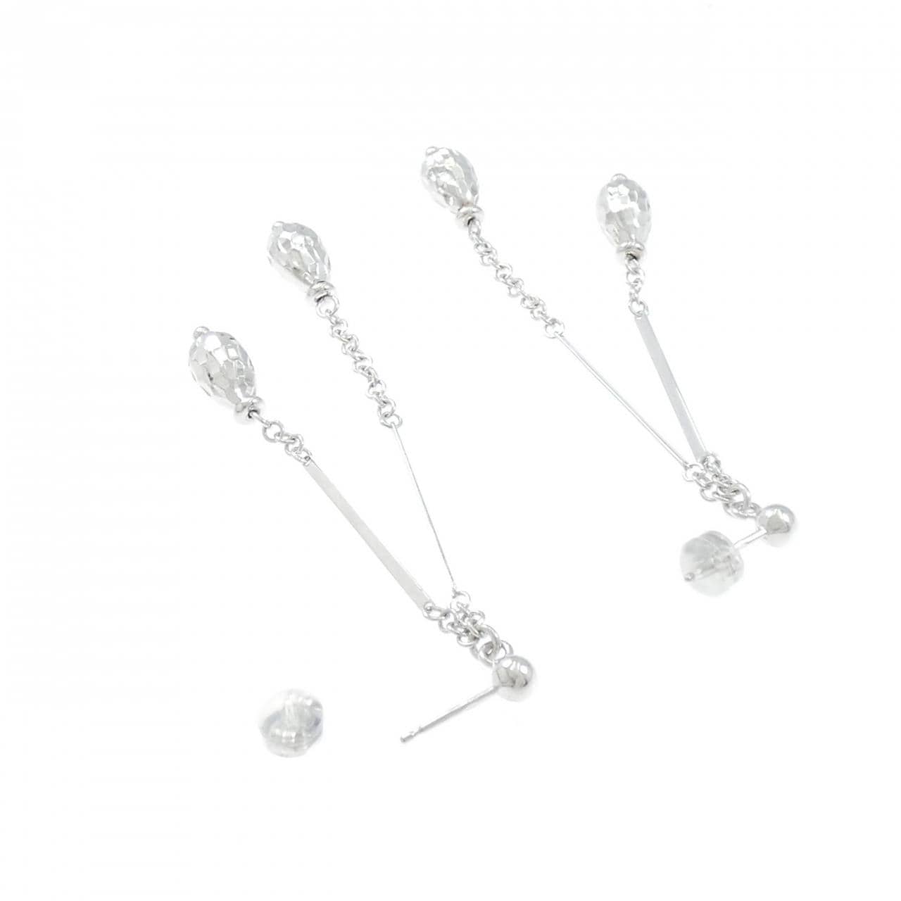 750WG/K18WG ピアス