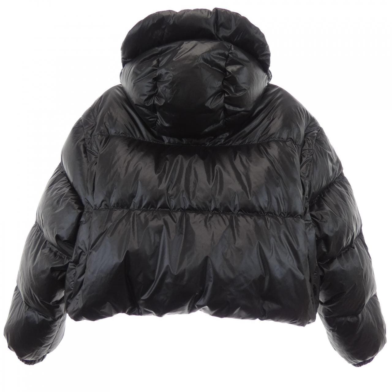 Prada Triangle Logo Convertible Cropped 2-Way Down Jacket 291973 S212 11A9