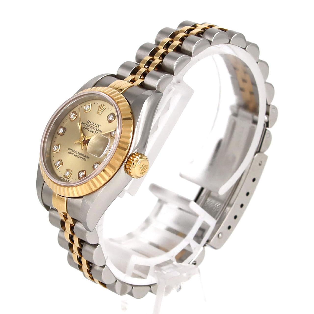 【ノーメンテナンス還元価格】ロレックス デイトジャスト 69173G SSxYG 自動巻 U番