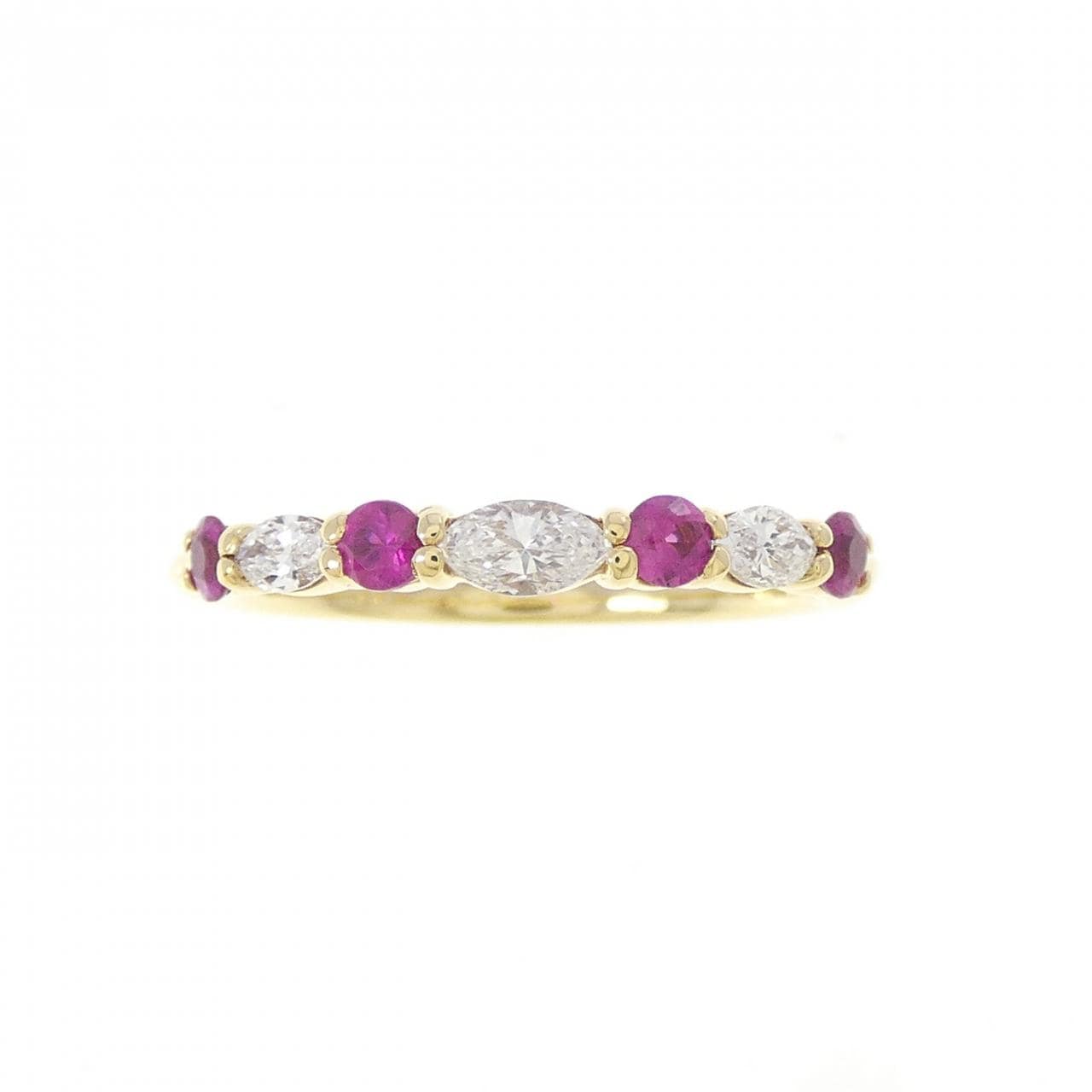 K18YG ルビー リング 0.20CT