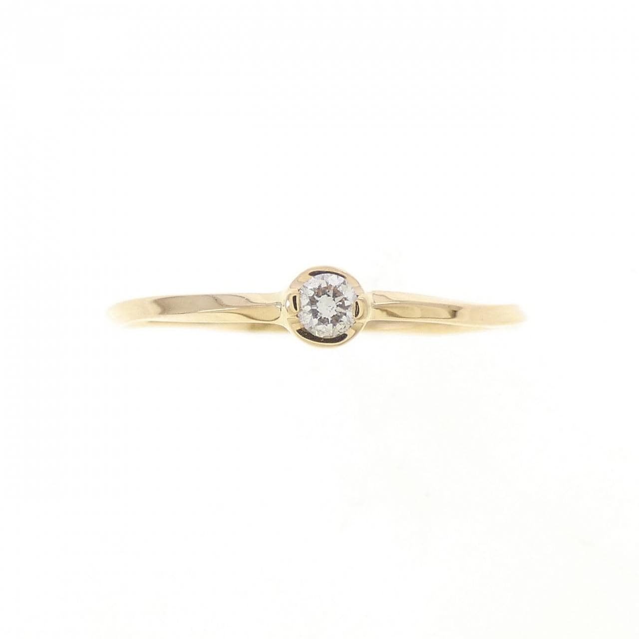 K18YG ダイヤモンド リング 0.05CT