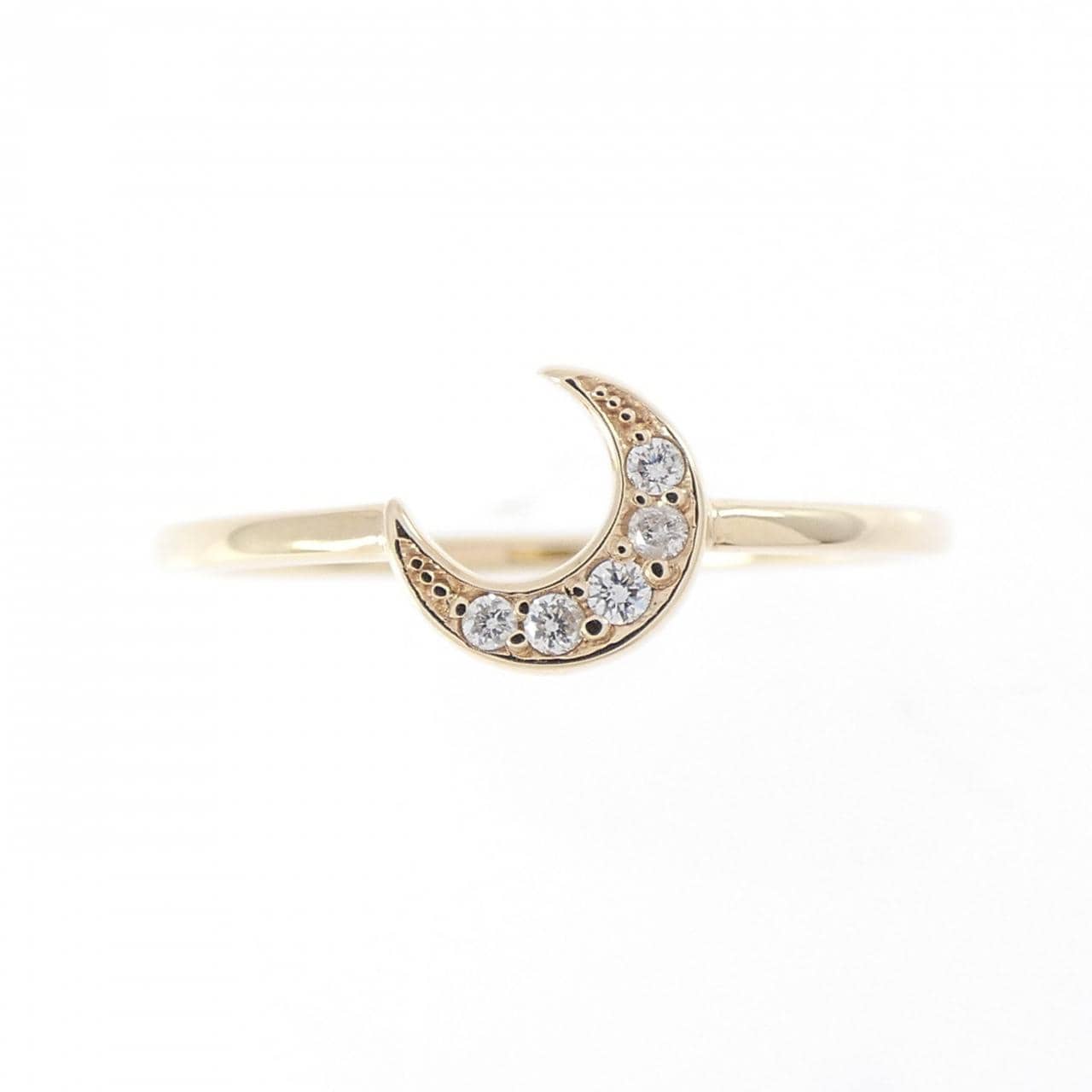 ジュエッテ ムーン ダイヤモンド リング 0.03CT