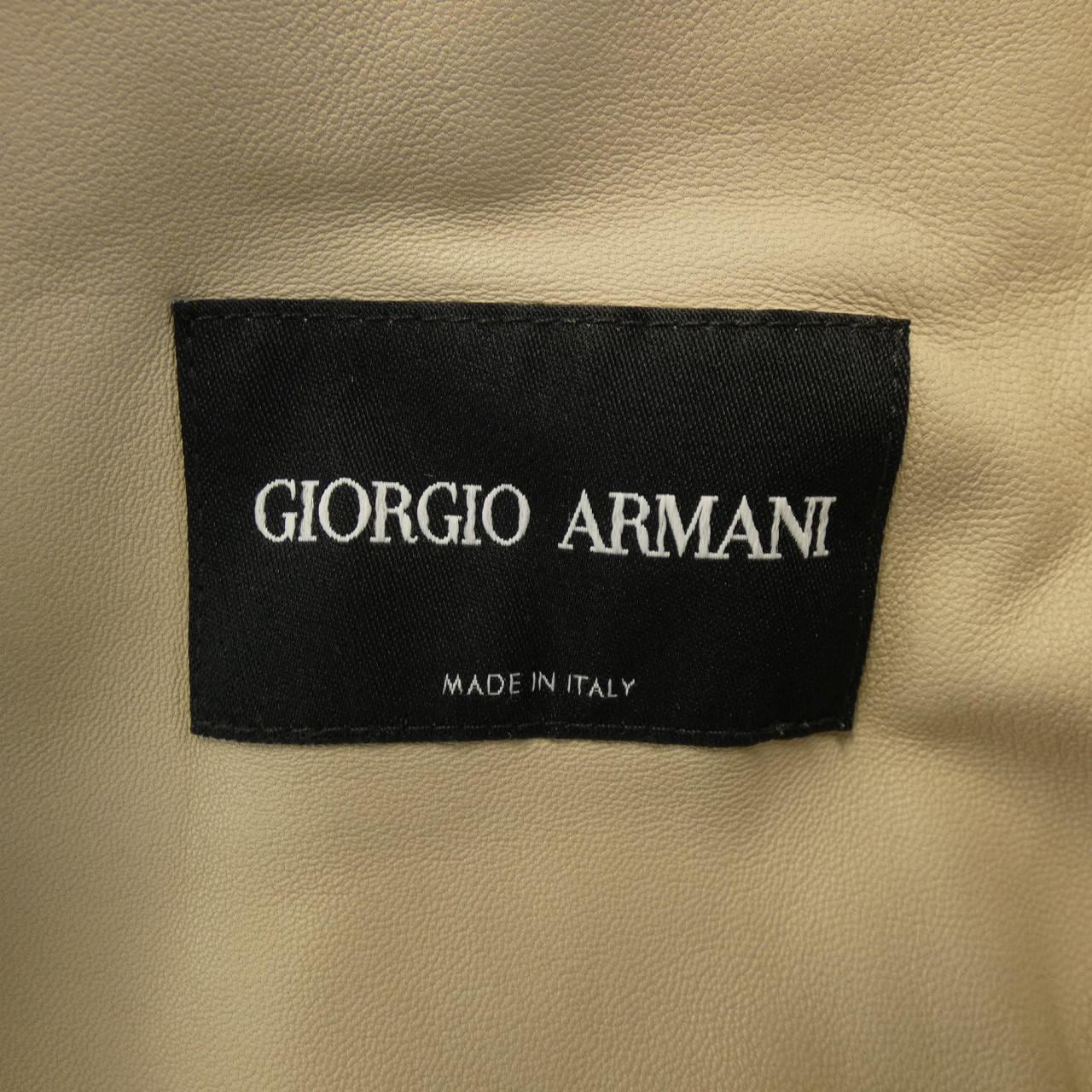 Giorgio Armani GIORGIO ARMANI leather jacket