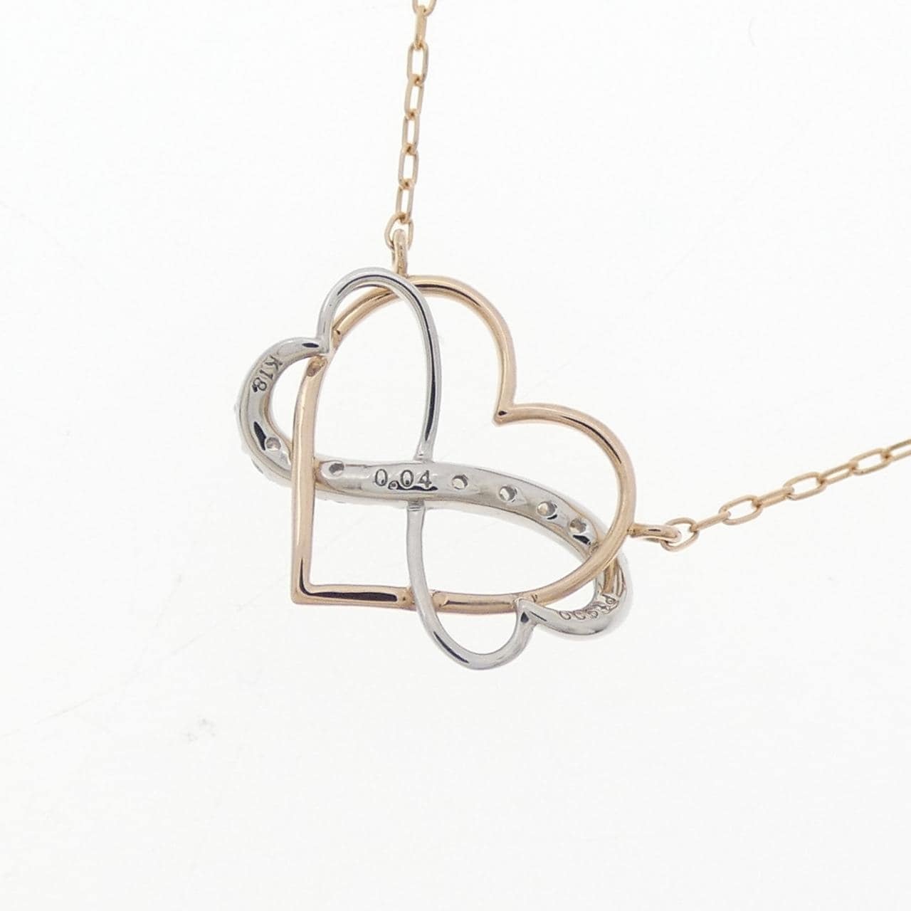 サマンサティアラ ハート ダイヤモンド ネックレス