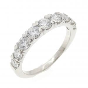 PT900 ハーフエタニティ ダイヤモンド リング 1.00CT