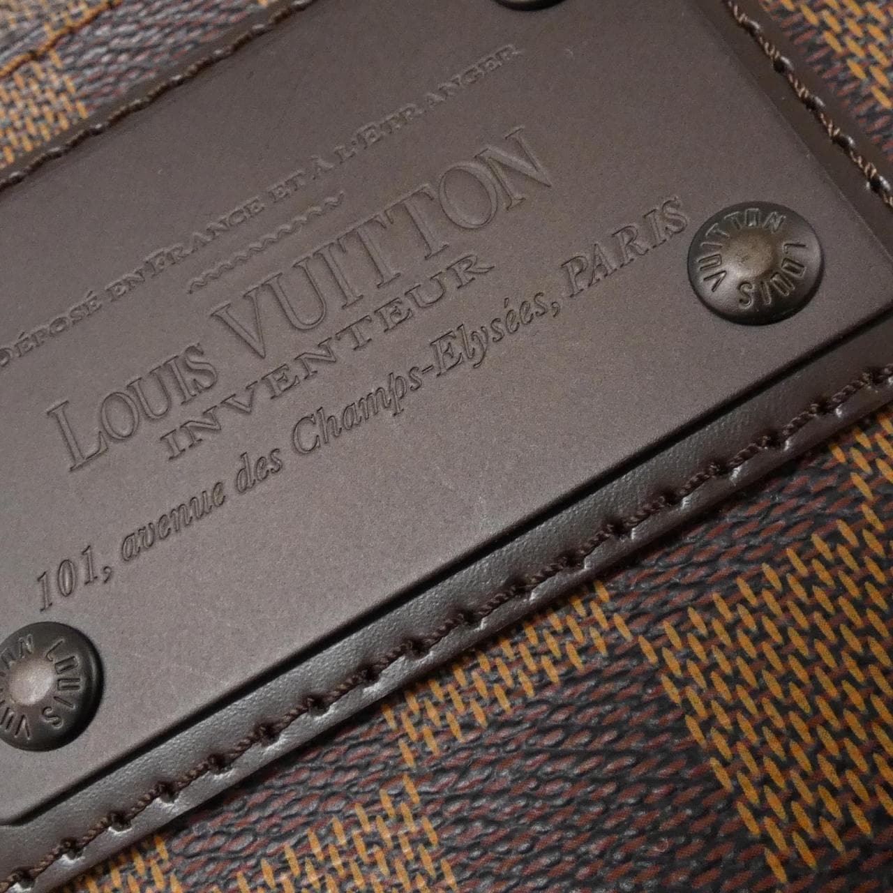 LOUIS VUITTON Damier Pochette Plat 布魯克林 N41100 單肩包