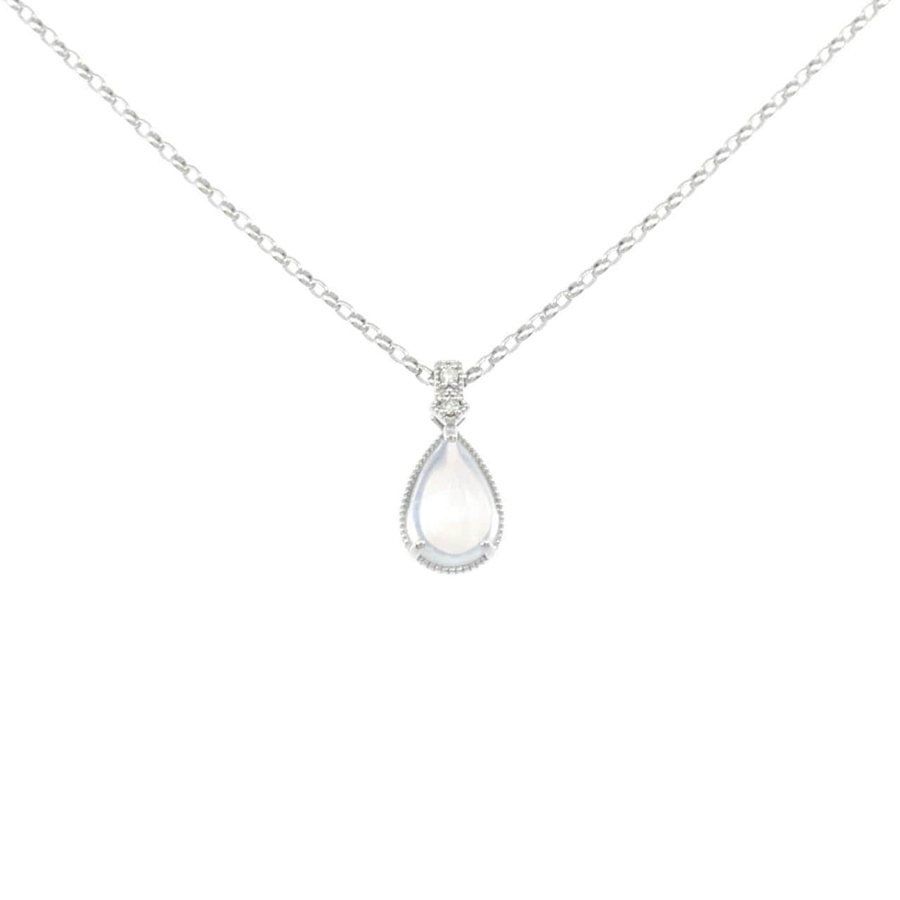 PT900/PT850 ムーンストーン ネックレス 2.10CT